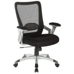 Black Mesh Back Manager's Office Chair With Silver Frame - Black Faux Leather 28 Black Mesh Back Manager's Office Chair With Silver Frame - Black Faux Leather -Felloweis Store eb20cce0 b3c8 4bbe 8837 9314b0a23978