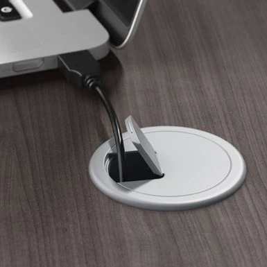 Studio A 72W Computer Desk With Drawers By Bush Business Furniture - Storm Gray 15 Studio A 72W Computer Desk With Drawers By Bush Business Furniture - Storm Gray - Image 15