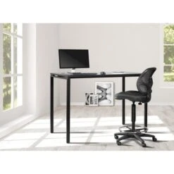 60" Wide Writing Desk In Black Or White - White 28 60" Wide Writing Desk In Black Or White - White -Felloweis Store eb9c911c 796e 43d1 841c ed6aa1161439