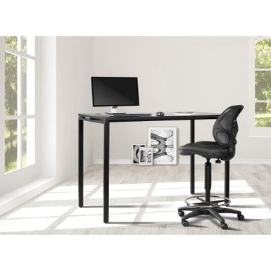 60" Wide Writing Desk In Black Or White - White 9 60" Wide Writing Desk In Black Or White - White - Image 9