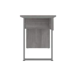 Bestar Solay 48W Small Table Desk With U-Shaped Metal Leg - Platinum Gray -Felloweis Store ec64a277 5027 4e3a 95c0 86dfb08fde10