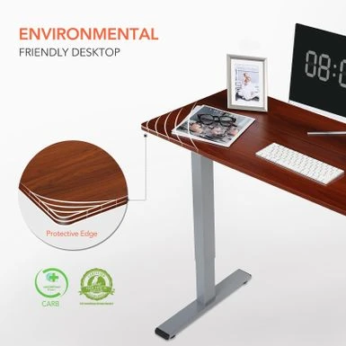 FlexiSpot 48"x24" Whole Piece Desktop Home Office Standing Desk Height Adjustabel Desk Computer Desk - Maple 12 FlexiSpot 48"x24" Whole Piece Desktop Home Office Standing Desk Height Adjustabel Desk Computer Desk - Maple - Image 12