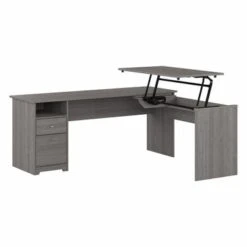 72W 3-position L-shaped Sit To Stand Desk By Bush Furniture - Modern Gray 31 72W 3-position L-shaped Sit To Stand Desk By Bush Furniture - Modern Gray -Felloweis Store ee8dcb08 91c9 4e22 8fa9 a988a88741c9