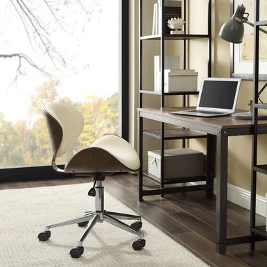 Madonna Mid-century Modern Adjustable Curved Office Chair By Corvus - Detail 2 8 Madonna Mid-century Modern Adjustable Curved Office Chair By Corvus - Detail 2 - Image 8