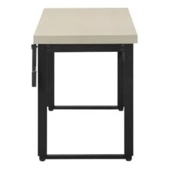 Computer Desk/ Home Office/ Standing/ Adjustable/ 48"L/ Work/ Laptop/ Metal/ Laminate/ Beige/ Black/ Contemporary/ Modern -Felloweis Store efee3c64 6353 44df 9e5b df90928a336c