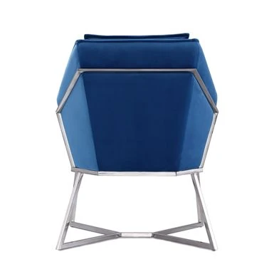 Origami Accent Armchair - Blue 6 Origami Accent Armchair - Blue - Image 6