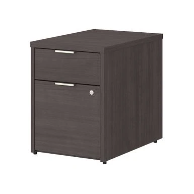 Jamestown 2 Drawer File Cabinet By Bush Business Furniture - Assembled - Brown 9 Jamestown 2 Drawer File Cabinet By Bush Business Furniture - Assembled - Brown - Image 9