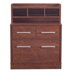 Greene Transitional 3-Drawer Wood File Cabinet Work Station By Porch & Den - Cappuccino -Felloweis Store f44e4d1b aa05 43a6 9577 ec8ee88b43d1