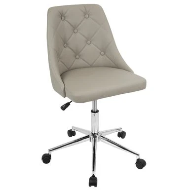 Marche Tufted Office Chair - Grey 5 Marche Tufted Office Chair - Grey - Image 5