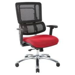 Black Mesh Back With Custom Fabric Seat And Chrome Base - Black Vinyl -Felloweis Store f6d9b516 e303 4675 bd43 a0aaf44432cf