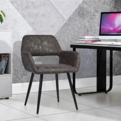 Carson Carrington Ignesta Vintage Faux Leather Side Chair - Vintage -Felloweis Store f70f025a 7f6d 4f8e bde9 643bb30d328e