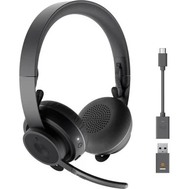 Logitech - Zone 900 Wireless Bluetooth Noise Canceling On-Ear Headset - Graphite 1 Logitech - Zone 900 Wireless Bluetooth Noise Canceling On-Ear Headset - Graphite