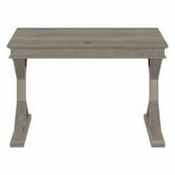 Homestead 48W Writing Desk By Bush Furniture - Driftwood Gray -Felloweis Store f78ac0ad d0ea 4744 805a a703d50bf1e7