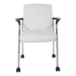 Guest Chair In Faux Leather With Carpet Casters - Black 39 Guest Chair In Faux Leather With Carpet Casters - Black -Felloweis Store f8d968a5 de98 40ab 862c a5ce69fdfde8