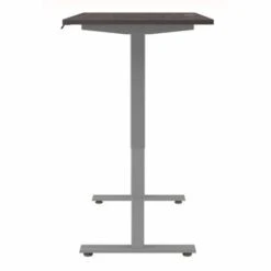 Somerset 60W Electric Height Adjustable Desk By Bush Furniture - Mocha Cherry/Cool Gray Metallic -Felloweis Store f8dfc6fd f31e 4106 86b3 9fc6b137d6af