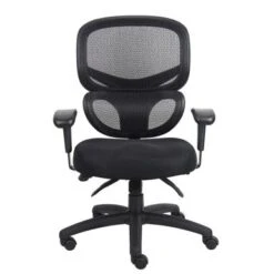 Boss Office Products Multi-Function Mesh Task Chair - Black