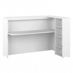 Studio C 72W Privacy Desk With Shelves By Bush Business Furniture - Storm Gray -Felloweis Store f98315f5 f576 4a73 9473 aa89a5612e46