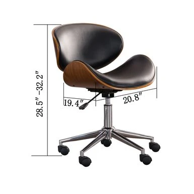 Madonna Mid-century Modern Adjustable Curved Office Chair By Corvus - Detail 2 10 Madonna Mid-century Modern Adjustable Curved Office Chair By Corvus - Detail 2 - Image 10