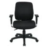 Work Smart Deluxe Task Chair With Ratchet Back Height Adjustment Without Arms.