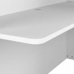 Studio C 72W Privacy Desk With Shelves By Bush Business Furniture - Storm Gray -Felloweis Store fead2920 c504 4a03 abfa 050934932c2b