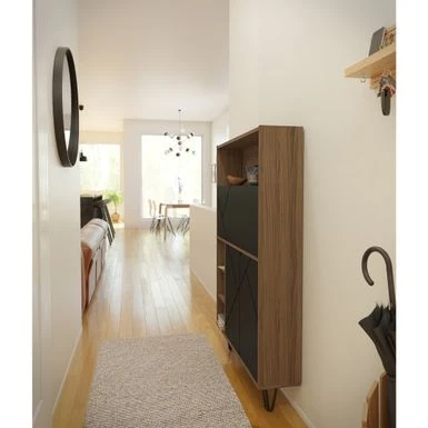 Nexera Slim Secretary Desk - Matte - Multi 20 Nexera Slim Secretary Desk - Matte - Multi - Image 20