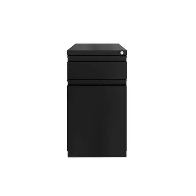Hirsh 20-inch Deep Mobile Pedestal File 2-Drawer Box-Backpack With Full Width Pull, Black - Black - Letter 2 Hirsh 20-inch Deep Mobile Pedestal File 2-Drawer Box-Backpack With Full Width Pull, Black - Black - Letter - Image 2